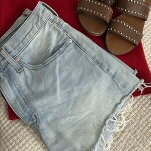 Madewell relaxed denim shorts
